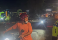 Viral, Patroli Satlantas Tanbu Tolong Pria Dorong Motor Bawa Kantong Tranfusi Darah