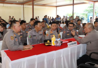 Itwasum Polri Pantau Operasi Mantap Brata Jajaran Polda Kalsel di Polres Banjarbaru