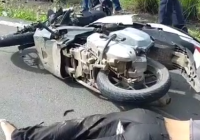 BREAKING NEWS: Tabrakan di Martapura Barat, Seorang Pemotor Meninggal Dunia