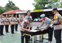 Kapolresta Banjarmasin Pimpin Sertijab 7 Pejabat, Berikut Daftarnya
