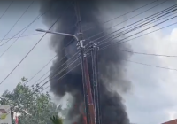 BREAKING NEWS: Mobil Terbakar di Area SPBU Mantuil Tabalong, Terdengar Bunyi Ledakan