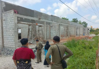Tak Miliki Izin PBG, Ruko di Landasan Ulin Utara Kembali Didatangi Satpol PP dan Disperkim Banjarbaru
