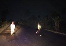 Polsek Sungai Tabuk Gelar Patroli Malam di Lokasi yang Sering Balapan Liar