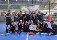 Menang Dramatis, Tim Desk Polresta Banjarmasin Juara 3 Turnamen Futsal PWI-Adaro 2023