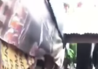 Beredar, Video Detik-detik Polisi Tembak Pria Ngamuk Pakai Parang di Alalak Selatan Gang Tanggui