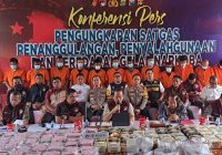 Ribuan Tersangka Narkoba Ditangkap Sepanjang November-Desember 2023