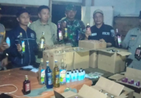 Jelang Tahun Baru, Tim Gabungan Tala Sisir Warung Malam Sita Lebih 100 Botol Miras