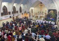 Ribuan Umat Katolik Rayakan Misa Natal di Gereja Katedral Banjarmasin