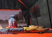 Pemudik Kelelahan Hingga Ban Bocor Dibantu Posko Siaga BPBD
