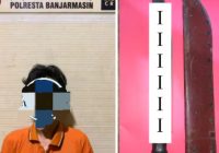 Warga Jalan Banyiur Luar Banjarmasin Diamankan Polisi Usai Acungkan Sajam di Haul Habib Basirih