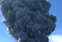 Erupsi Gunung Marapi di Bukittinggi, Semburkan Abu Vulkanik