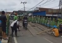 Jembatan Sultan Suriansyah Banjarmasin Mulai Dibongkar