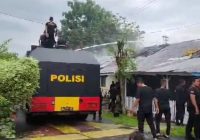 Kebakaran di Asrama Brimob Banjarbaru