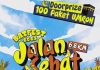 100 Paket Umrah Gratis di Jalan Sehat Batulicin Festival 2023