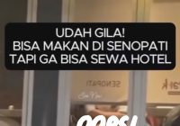 Viral Aksi Mesum Pengunjung Restoran Senopati