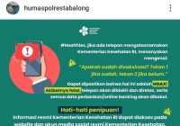 Waspada Telepon dari Kemenkes RI Tanya Vaksin Minta Tekan Nomor 1, Penipuan