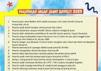 MEMBLUDAK! Peserta Jalan Sehat Batfest 2023 Tembus 50 Ribu, Doorprize 150 Paket Umrah