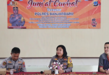 Wakapolres Banjarbaru Kompol Winda Dengarkan Keluhan Warga Cempaka