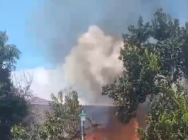 BREAKING NEWS: Kebakaran di Pintu Air Irigasi Martapura