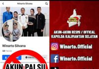 Marak Akun Palsu Mencatut Nama Kapolda Kalsel Irjen Pol Winarto, Humas Imbau Warga Berhati-hati