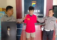 Mabuk dan Ngamuk Bawa Sajam, Warga Kabupaten Banjar diamankan Polsek Banjarbaru Utara