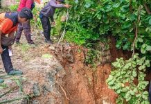 Kedalaman Longsor di Sungai Sipai Capai 5 Meter Lebih