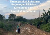Lalui Jalan Lumpur, Perjuangan Petugas PPS dan KPPS Kotabaru