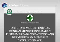 Usai Tabalong, Modus Penipuan ini Marak di HSS