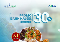 Hore! Pengguna ATM Bank Kalsel Dapat Diskon Hingga 30% Makan di Restoran Ta Xiao