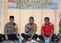 Kapolres Banjar Dapat Curhat Seringnya Pencurian Helm di Kawasan Darussalam