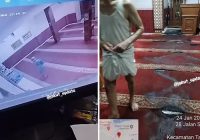 Viral, Terekam CCTV Pemuda Bakar Sajadah Masjid, Polisi: Sudah Diamankan