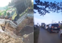 Jalan ke IKN Putus Akibat Longsor, Sepaku-Samboja Macet Parah