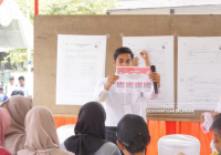 KPU Balangan Simulasikan Pemungutan dan Penghitungan Suara Pemilu 2024