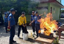 60 Relawan Kabupaten Banjar Ikuti Pelatihan Pemadaman Kebakaran dan Perlindungan Diri