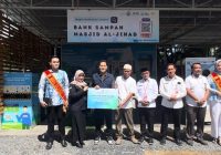Bank Kalsel Bantu Pembangunan Bank Sampah di Masjid Al Jihad Banjarmasin