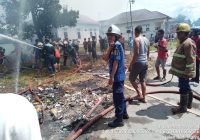 Kebakaran di Jalan Budi Mulyo Martapura Akibat Korsleting Listrik