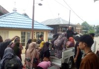 200 Jemaah Haul Abah Guru Sekumpul Tiba di Dermaga Induk Air Santri