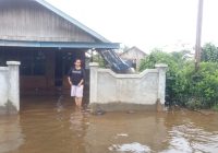 Banjir Landa Desa Labuan Tabu Kabupaten Banjar