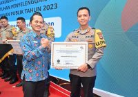 Mengawali 2024, Polres Balangan Terima Penghargaan dari Ombudsman Kalsel