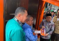 Pemkab Banjar Dapatkan Bantuan Mobil Dapur Lapangan dan Ambulans Diserahkan Syaifullah Tamliha