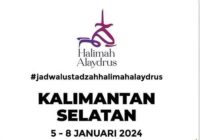 Jadwal Tausiah Ustadzah Halimah Alaydrus di Kalsel