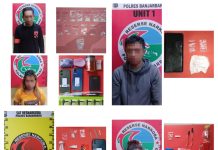 6 Pengedar Sabu Diamankan Satresnaekoba Polres Banjarbaru