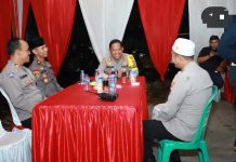 Kapolresta Banjarmasin Kelilingi Posko Saat Arus Balik Jemaah Sekumpul