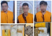 Tiga Bandar Narkoba Diringkus di Syamsudin Noor Bawa 3 Kg Sabu di Selangkangan