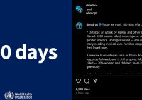 Posting Narasi Tragedi 7 Oktober 2023, WHO Digeruduk Netizen Pro Palestina dari Berbagai Negara
