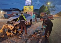 Laka Maut Fortuner vs Minibus BPD Tapin, Sopir Fortuner di Bawah Umur Diamankan di Polres Banjarbaru