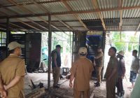 BPBD Tanbu Hitung JITUPASNA Serta Salurkan Bantuan untuk Korban Bencana Alam di Desa Marga Mulya