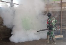Marak DBD, Fogging Dilakukan di Desa Kupang Rejo