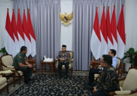 Wapres Maruf Amin Minta KSAD Kawal Pemilu Aman dan Lancar