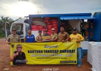 Gubernur Kalsel Berikan Bantuan Tanggap Darurat Kebakaran di Satui Tanah Bumbu